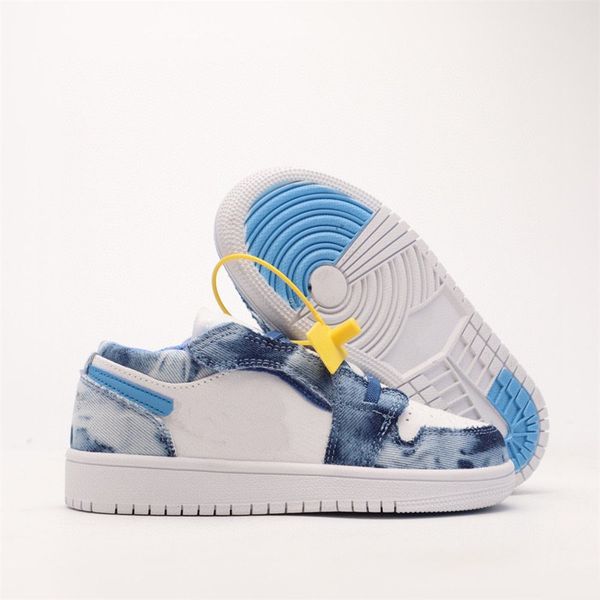 kids 1 low alt washed denim ps basketball shoes dm8948-100 white blue girls boys children sneakers us size 7.5c-3y eur size 24-35, Black
kids 1 low alt washed denim ps basketball shoes dm8948-100 white blue girls boys children sneakers us size 7.5c-3y eur size 24-35, Black