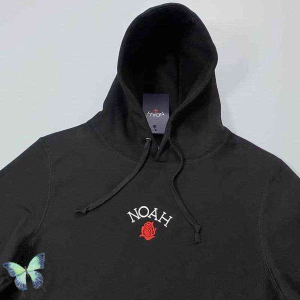 men's hoodies sweatshirts noah rose embroidered hoodie sweatshirt oversize men women hooded sweatshirts t220825, Black
men's hoodies sweatshirts noah rose embroidered hoodie sweatshirt oversize men women hooded sweatshirts t220825, Black
