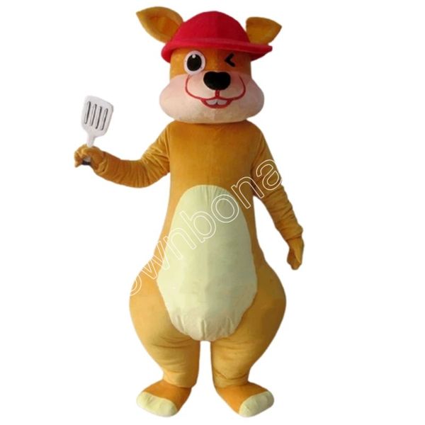 halloween kangaroo mascot costumes cartoon character outfit suit xmas outdoor party outfit size promotional advertising clothings, Red;yellow 
halloween kangaroo mascot costumes cartoon character outfit suit xmas outdoor party outfit size promotional advertising clothings, Red;yellow