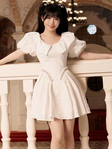 casual dresses designer bubble sleeve dress women's summer temperament is thin and small high-grade white stitched short skirt curk, Black;gray
casual dresses designer bubble sleeve dress women's summer temperament is thin and small high-grade white stitched short skirt curk, Black;gray