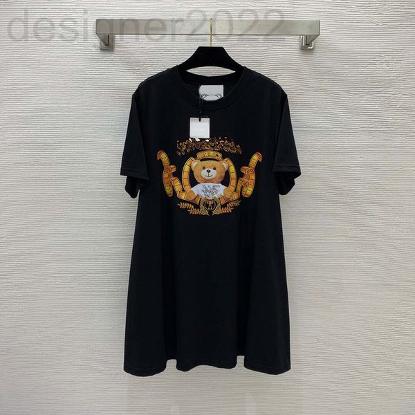 casual dresses designer bear ear of wheat embroidery version a loose round neck black short sleeve t-shirt skirt dress u8u7, Black;gray
casual dresses designer bear ear of wheat embroidery version a loose round neck black short sleeve t-shirt skirt dress u8u7, Black;gray