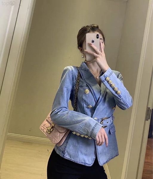 women's suits & blazers designer chaopai b family 2022 early autumn new double row button denim waist closed women's small suit co, White;black
women's suits & blazers designer chaopai b family 2022 early autumn new double row button denim waist closed women's small suit co, White;black