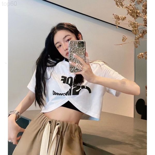women's hoodies & sweatshirts designer chaopai 22 spring / summer new niche design irregular short sleeve cross waist t-shirt girl styl, Black
women's hoodies & sweatshirts designer chaopai 22 spring / summer new niche design irregular short sleeve cross waist t-shirt girl styl, Black