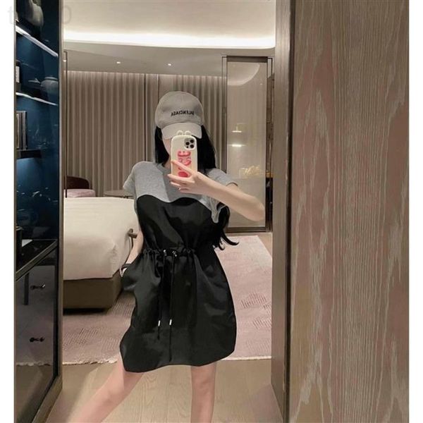 casual dresses designer fashion brand 22 spring and summer new fake two piece bra fashion waist guard dress simple slim uxcv, Black;gray
casual dresses designer fashion brand 22 spring and summer new fake two piece bra fashion waist guard dress simple slim uxcv, Black;gray