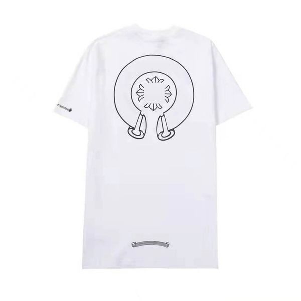 men's ch luxury t shirts brand man t-shirt summer women cross sanskrit tees letter designer tshirts classic boy loose round neck shirt, White;black
men's ch luxury t shirts brand man t-shirt summer women cross sanskrit tees letter designer tshirts classic boy loose round neck shirt, White;black