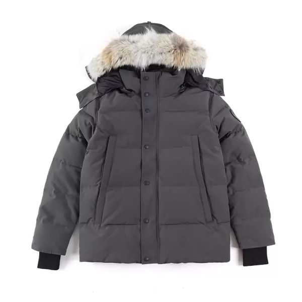 mens down jacket goose coat real big wolf fur canadian wyndham overcoat clothing casual fashion style winter outerwear outdoor parka, Black
mens down jacket goose coat real big wolf fur canadian wyndham overcoat clothing casual fashion style winter outerwear outdoor parka, Black