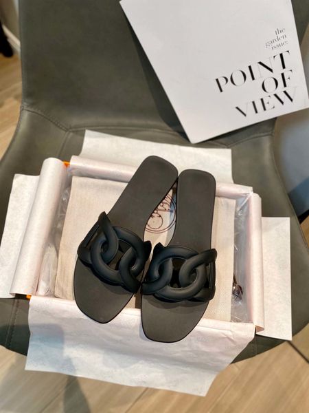 slippers fashion classic twist slippers sandals women's shoes design summer cen, Black
slippers fashion classic twist slippers sandals women's shoes design summer cen, Black