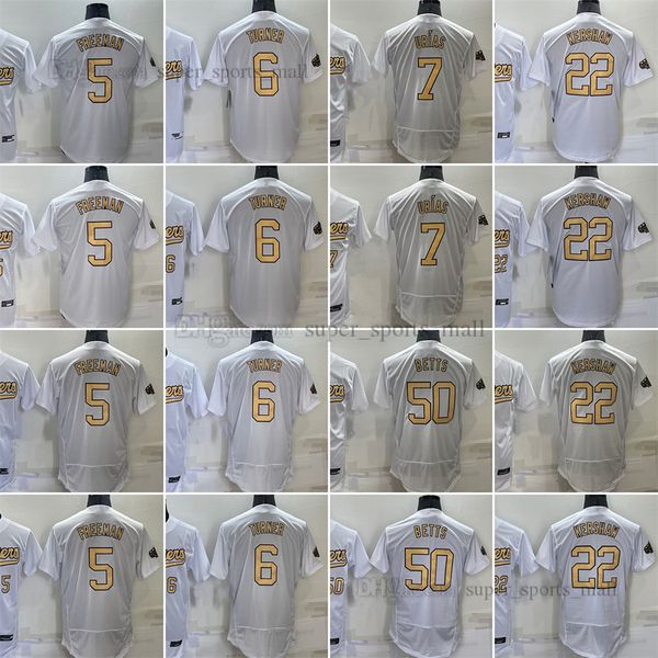 50 mookie betts all-star baseball jerseys 7 julio urias 6 trea turner 22 clayton kershaw 5 freddie an jersey men women youth size s--xxxl, Blue;black
50 mookie betts all-star baseball jerseys 7 julio urias 6 trea turner 22 clayton kershaw 5 freddie an jersey men women youth size s--xxxl, Blue;black