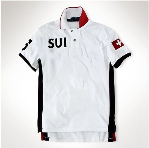 holesale 2144 summer new polos shirts european and american men's short sleeves casualcolorblock cotton large size embroidered fashion, White;black
holesale 2144 summer new polos shirts european and american men's short sleeves casualcolorblock cotton large size embroidered fashion, White;black