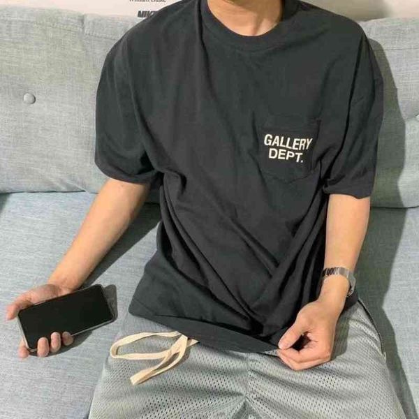 designer trendy gallerydepts t shirts niche high fog street wash old fashion brand loose men's sleeved, White;black
designer trendy gallerydepts t shirts niche high fog street wash old fashion brand loose men's sleeved, White;black