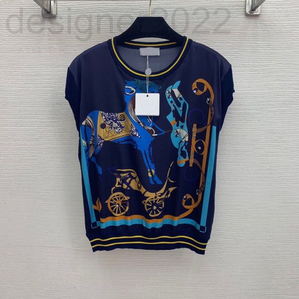 women's hoodies & sweatshirts designer summer wheel galloping horse belt printed silk elastic satin stitched knitted short sleeve round, Black
women's hoodies & sweatshirts designer summer wheel galloping horse belt printed silk elastic satin stitched knitted short sleeve round, Black