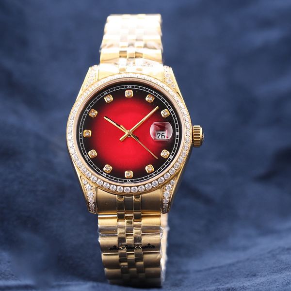 diamonds mans watch 41mm automatic mechanical movement wristwatches business wristwatch montre de luxe watches for men, Slivery;brown
diamonds mans watch 41mm automatic mechanical movement wristwatches business wristwatch montre de luxe watches for men, Slivery;brown