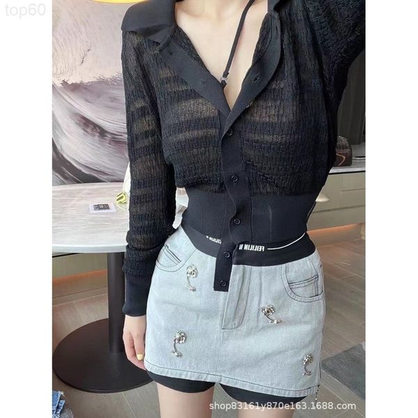 skirts designer chaopai 22ss summer new heavy industry rhinestone design ribbon waist wash jeans skirt rvkp, Black
skirts designer chaopai 22ss summer new heavy industry rhinestone design ribbon waist wash jeans skirt rvkp, Black