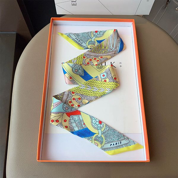 Scarves Designer silk scarf ladies fashion handbag scarves letter headband 3 color size 8x120cm PJOZ
Scarves Designer silk scarf ladies fashion handbag scarves letter headband 3 color size 8x120cm PJOZ