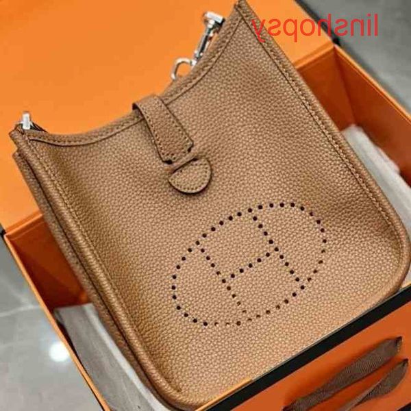 herme bag hollow litchi leather classic evelyn designer first bags layer cow h xdco