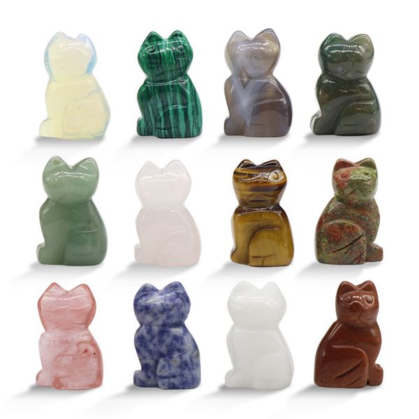 1.3inch natural stone crystal statue carving owl ornamen figurines reiki healing collection jewelry quartz home decor, Black
1.3inch natural stone crystal statue carving owl ornamen figurines reiki healing collection jewelry quartz home decor, Black