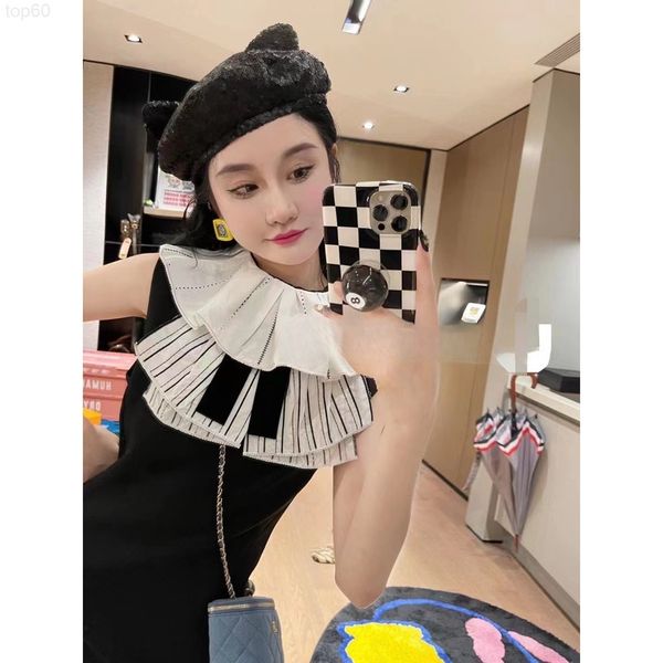 casual dresses designer trendy brand 22 spring / summer new small crowd design waist lace sleeveless dress women fashion thin 76x6, Black;gray
casual dresses designer trendy brand 22 spring / summer new small crowd design waist lace sleeveless dress women fashion thin 76x6, Black;gray