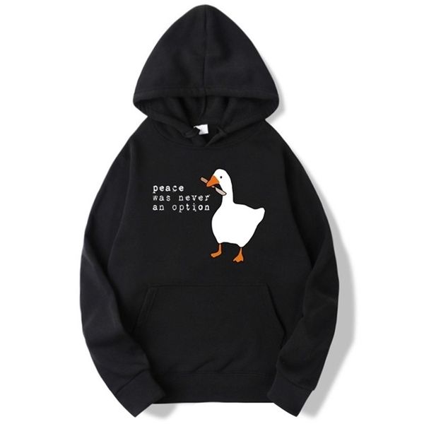 men's hoodies sweatshirts hoodies men autumn winter sudadera hombre peace was never an option goose hoodie hooded for men women sweatsh, Black
men's hoodies sweatshirts hoodies men autumn winter sudadera hombre peace was never an option goose hoodie hooded for men women sweatsh, Black