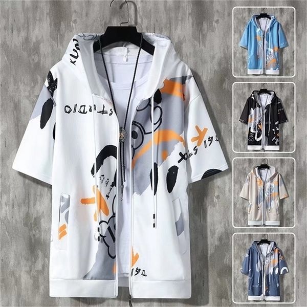 men's hoodies sweatshirts summer men's hoodies korean fashion harajuku streetwear short sleeve hoodie men casual men clothing hood, Black
men's hoodies sweatshirts summer men's hoodies korean fashion harajuku streetwear short sleeve hoodie men casual men clothing hood, Black