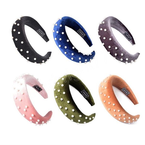 fashion women hairband wide side thickened sponge pearls headband classic solid color turban autumn hair accessories, Slivery;white
fashion women hairband wide side thickened sponge pearls headband classic solid color turban autumn hair accessories, Slivery;white