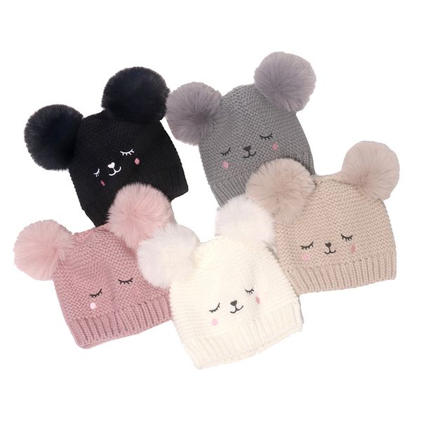 m494 baby kids knitted hats ball cartoon cat wool caps boys girls children knitting warm beanie hat, Yellow
m494 baby kids knitted hats ball cartoon cat wool caps boys girls children knitting warm beanie hat, Yellow