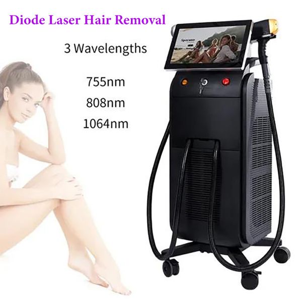 diode laser hair removal machine big spot laser titanium from beauty three wavelength 755 808 1064 nm lazer equipment, Black
diode laser hair removal machine big spot laser titanium from beauty three wavelength 755 808 1064 nm lazer equipment, Black