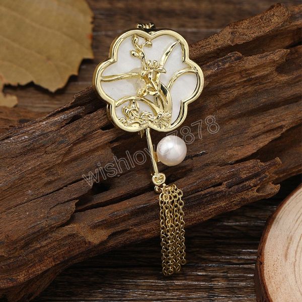 flower fan pin vintage brooches for women charm pearls tassel pin clothes scarf suit clip jewelry gift accessories, Gray
flower fan pin vintage brooches for women charm pearls tassel pin clothes scarf suit clip jewelry gift accessories, Gray