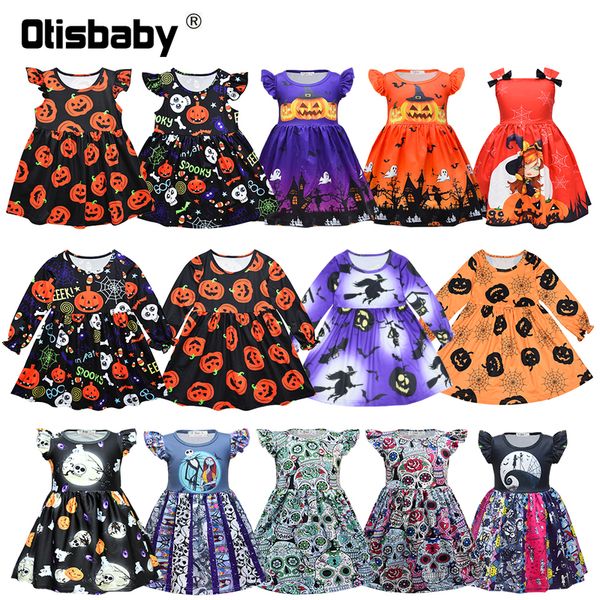 special occasions year halloween toddler girls pumpkin dress party witch costume carnival skull up cute casual clothing a220826, Blue
special occasions year halloween toddler girls pumpkin dress party witch costume carnival skull up cute casual clothing a220826, Blue