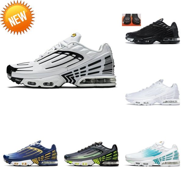 new sandals tn plus 3 tuned iii men sports shoes laser blue white aquamarine tns leather obsidian hyper violet deep parachute ghost green, Black
new sandals tn plus 3 tuned iii men sports shoes laser blue white aquamarine tns leather obsidian hyper violet deep parachute ghost green, Black