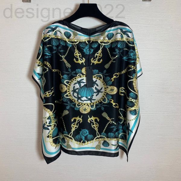 women's hoodies & sweatshirts designer european summer starfish shell print bat sleeve one line neck loose 100% silk shirt slpv, Black
women's hoodies & sweatshirts designer european summer starfish shell print bat sleeve one line neck loose 100% silk shirt slpv, Black