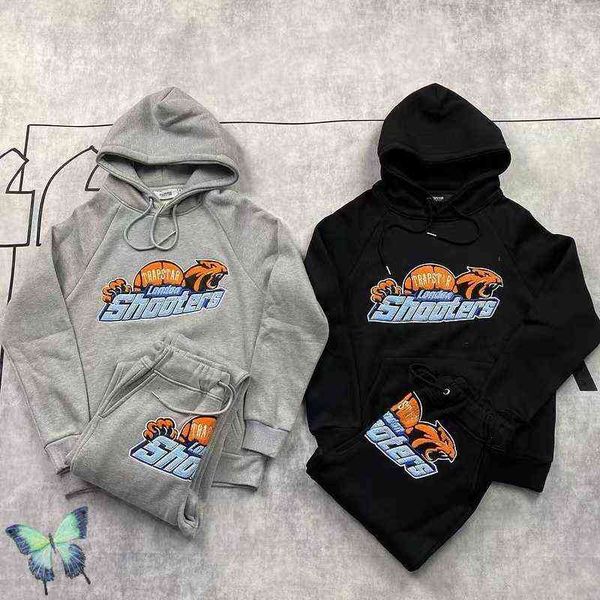 men's hoodies sweatshirts big fashion trapstar embroidery couple winter fleece hoodie sweatshirts sweatpants t220825, Black
men's hoodies sweatshirts big fashion trapstar embroidery couple winter fleece hoodie sweatshirts sweatpants t220825, Black