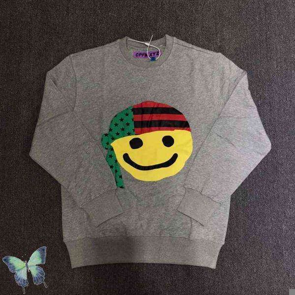 men's hoodies sweatshirts cpfm.xyz face 3d foam print pullover sweatshirt t220825, Black