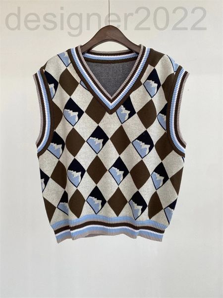 women's knits & tees designer contrast lingge college style v-neck knitted vest women's clothing early autumn design sense niche 4, White
women's knits & tees designer contrast lingge college style v-neck knitted vest women's clothing early autumn design sense niche 4, White