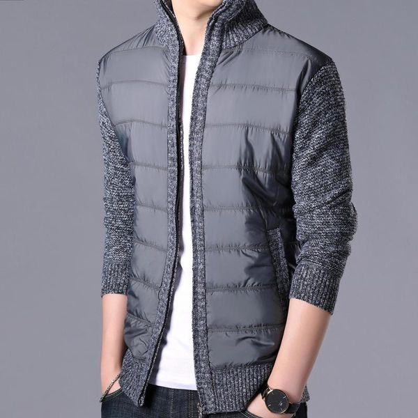 men's jackets men's thick sweater coat male autumn winter parkas patchwork sweatercoat zipper cardigans sweater man jacket outerwe, Black;brown
men's jackets men's thick sweater coat male autumn winter parkas patchwork sweatercoat zipper cardigans sweater man jacket outerwe, Black;brown