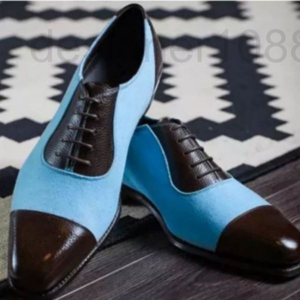 dress shoes designer men's shoes business dress pu leather splicing mixed color lace up british hairer korean kzw8, Black
dress shoes designer men's shoes business dress pu leather splicing mixed color lace up british hairer korean kzw8, Black