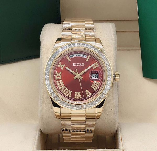 designer men's watch 41mm automatic mechanical movement diamond ring mouth 316 fine steel luminous date sport watch, Slivery;golden
designer men's watch 41mm automatic mechanical movement diamond ring mouth 316 fine steel luminous date sport watch, Slivery;golden