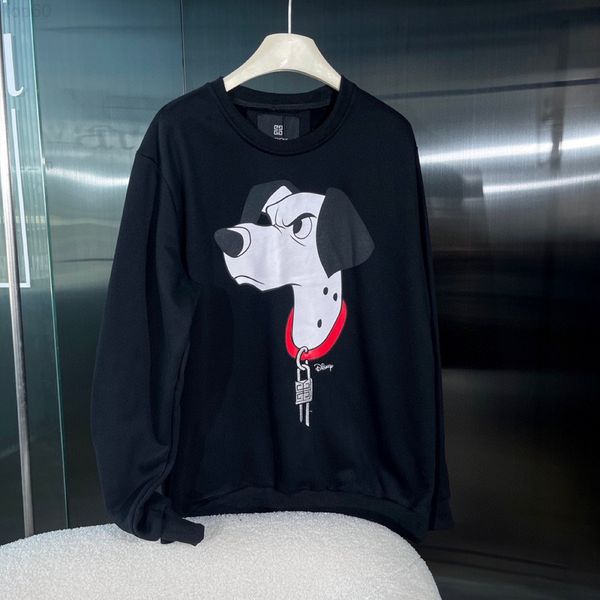 women's hoodies & sweatshirts designer 22ss autumn and winter new trend cartoon spotted dog pattern letter print pullover long sleeve s, Black
women's hoodies & sweatshirts designer 22ss autumn and winter new trend cartoon spotted dog pattern letter print pullover long sleeve s, Black