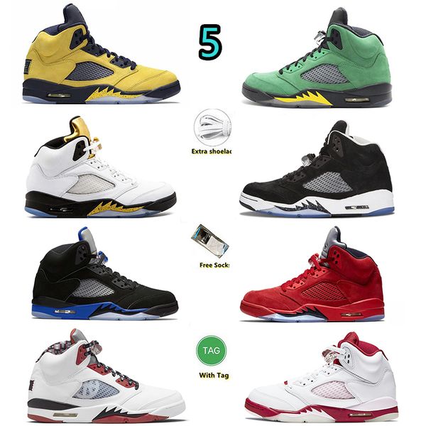 jumpman 5 basketball shoes 5s racer blue orea michigan oregon pink foam quai 54 red suede sport shoe for men and women
jumpman 5 basketball shoes 5s racer blue orea michigan oregon pink foam quai 54 red suede sport shoe for men and women
