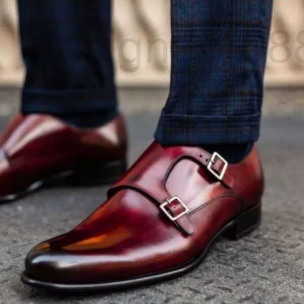 dress shoes designer new pu leather double buckle red mengke shoes formal wedding bridegroom classic dress 52033 rtu6, Black
dress shoes designer new pu leather double buckle red mengke shoes formal wedding bridegroom classic dress 52033 rtu6, Black