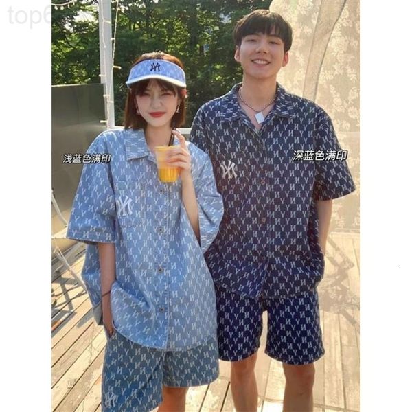 women's tracksuits designer fashion brand 22 spring / summer new denim short sleeve shirt t-shirt with old flower full print shorts men, Gray
women's tracksuits designer fashion brand 22 spring / summer new denim short sleeve shirt t-shirt with old flower full print shorts men, Gray