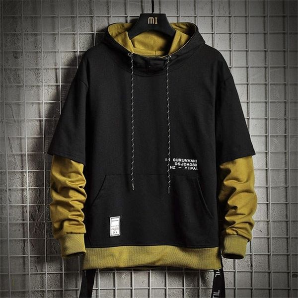 men's hoodies sweatshirts patchwork hoodie men high street harajuku hooded sweatshirts mens letter print hoodies streetwear hip hop pul, Black
men's hoodies sweatshirts patchwork hoodie men high street harajuku hooded sweatshirts mens letter print hoodies streetwear hip hop pul, Black