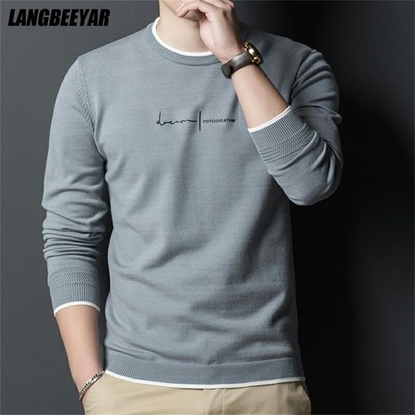 men's sweaters fashion brand designer knit pullover sweater crew letter printed slim fit autum winter navy casual jumper clothes 220826, White;black
men's sweaters fashion brand designer knit pullover sweater crew letter printed slim fit autum winter navy casual jumper clothes 220826, White;black