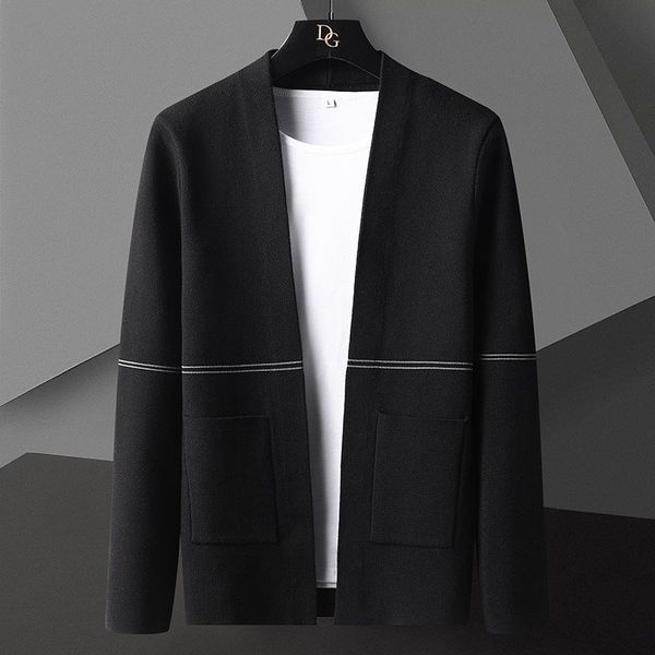 men's jackets solid color men's sweaters cardigan home fashion cardigan sweater men streetwear mens sweaters sueter hombre los hom, Black;brown
men's jackets solid color men's sweaters cardigan home fashion cardigan sweater men streetwear mens sweaters sueter hombre los hom, Black;brown