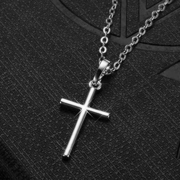 fashion christian jesus cross necklaces silver color long chain simple cross pendants for women men jewelry gifts dropshipping
fashion christian jesus cross necklaces silver color long chain simple cross pendants for women men jewelry gifts dropshipping