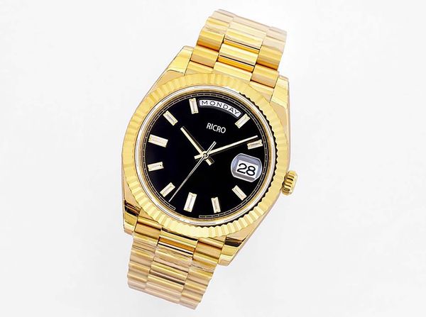 designer men's watch 41mm automatic mechanical movement 316 fine steel luminous date sports watch, Slivery;brown
designer men's watch 41mm automatic mechanical movement 316 fine steel luminous date sports watch, Slivery;brown