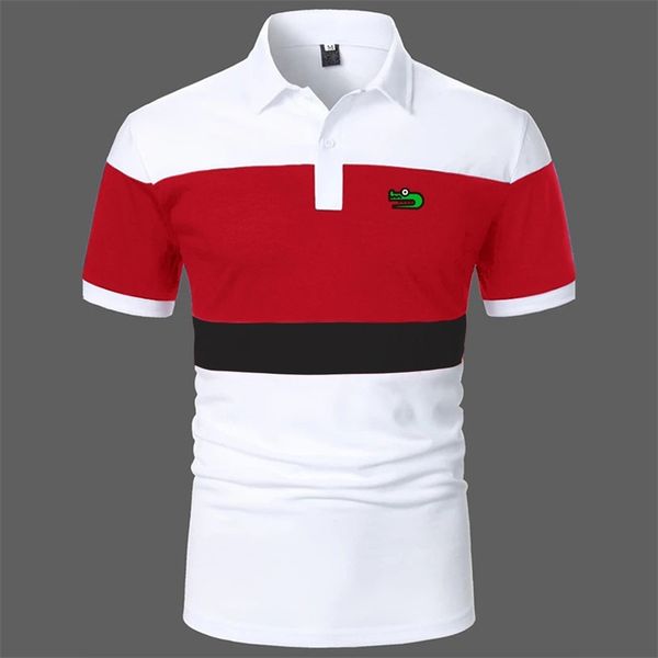 men's polos men polo men shirt short sleeve polo shirt contrast color polo clothing summer streetwear casual fashion men 220826, White;black
men's polos men polo men shirt short sleeve polo shirt contrast color polo clothing summer streetwear casual fashion men 220826, White;black