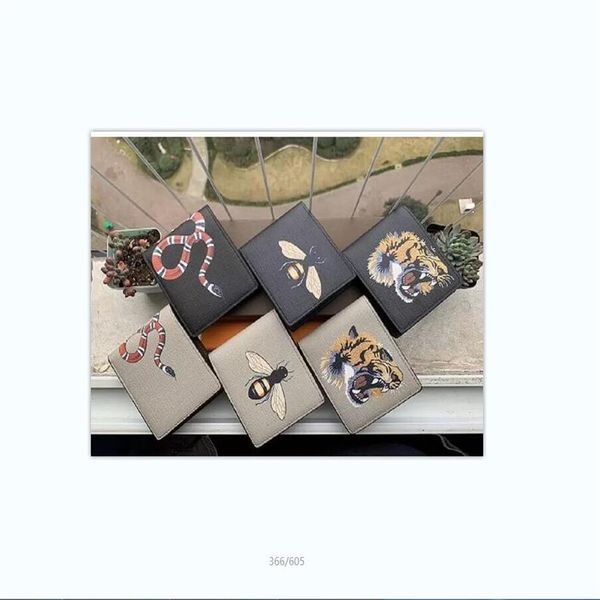 men animal short wallet leather black snake tiger bee wallets women long style luxury purse wallet card holders with gift qual2694, Red;black
men animal short wallet leather black snake tiger bee wallets women long style luxury purse wallet card holders with gift qual2694, Red;black