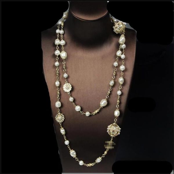pendant necklaces luxury jewelry classic fashion lantern letter pendant size pearl long sweater chain necklace, Silver
pendant necklaces luxury jewelry classic fashion lantern letter pendant size pearl long sweater chain necklace, Silver