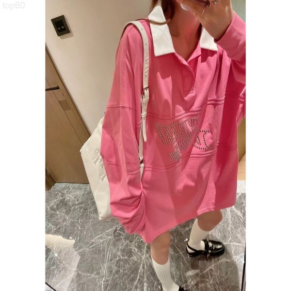 women's hoodies & sweatshirts designer we11 early autumn new nail bead lapel long sleeve sweater loose version fashion casual essential, Black
women's hoodies & sweatshirts designer we11 early autumn new nail bead lapel long sleeve sweater loose version fashion casual essential, Black