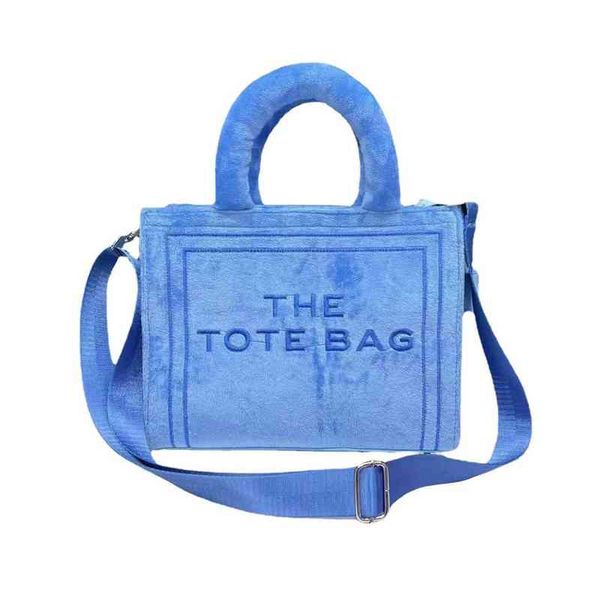 shopping bags tote bag luxury designer handbag fleece purses and handbags 220826